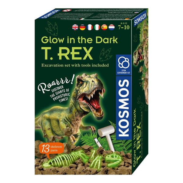 Kosmos Uitgraafset Glow in the Dark T-Rex, 13dlg.