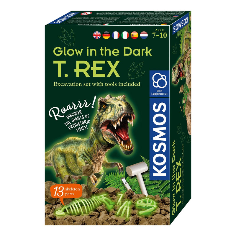 Kosmos Uitgraafset Glow in the Dark T-Rex, 13dlg.