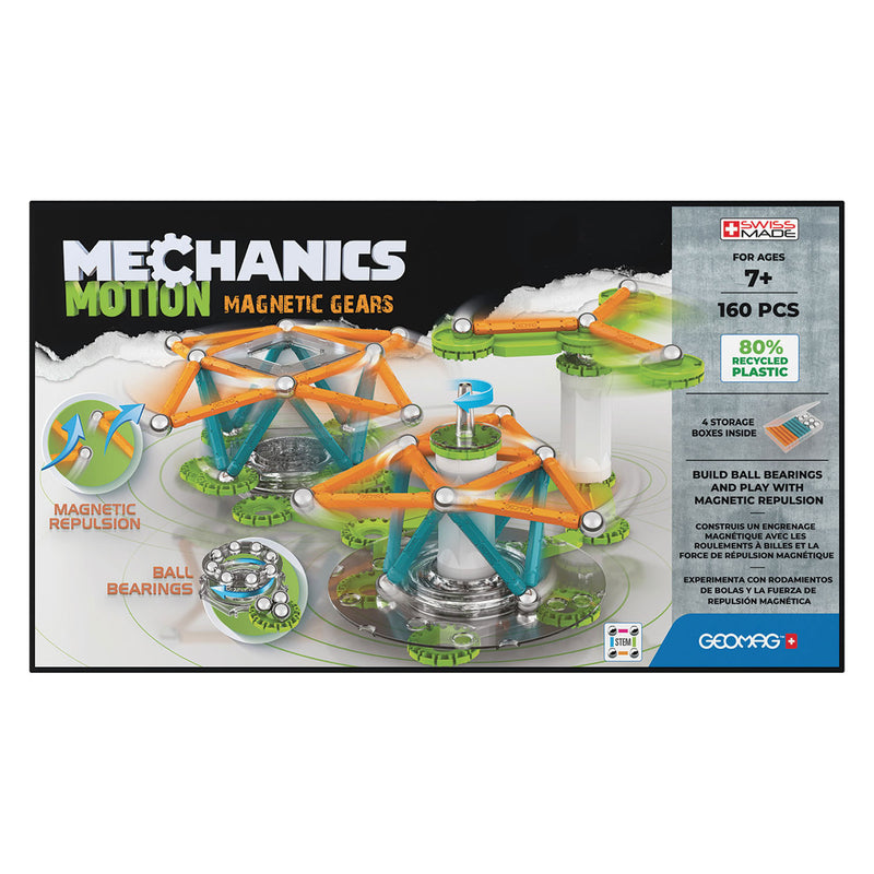 Geomag Mechanics Motion RE 3Magnetic Gears, 160dlg.