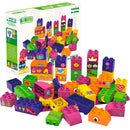 BiOBUDDi Huis en Tuin Blokken met Basisplaat, 40dlg.