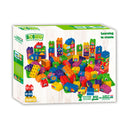 BiOBUDDi Educatieve Bouwset met Grondplaten, 100dlg.