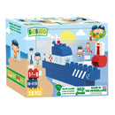 BiOBUDDi Bouwset Politieboot, 28dlg.