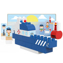 BiOBUDDi Bouwset Politieboot, 28dlg.