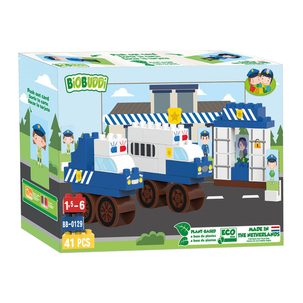 BiOBUDDi Bouwset Politiebureau, 41dlg.