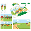 BiOBUDDi Bouwset Manege Paardrijden, 28dlg.