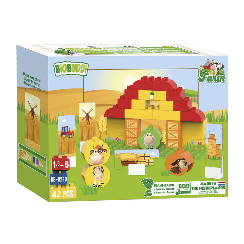 BiOBUDDi Boerderij Graanschuur met Dieren, 42dlg.