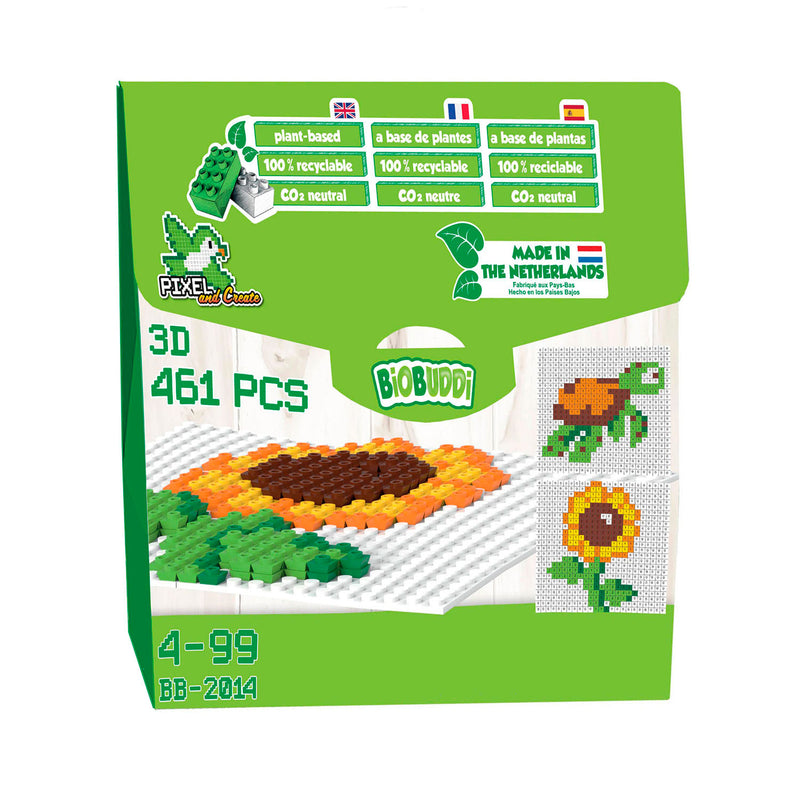 BiOBUDDi Create Bloem en Schildpad, 461dlg.