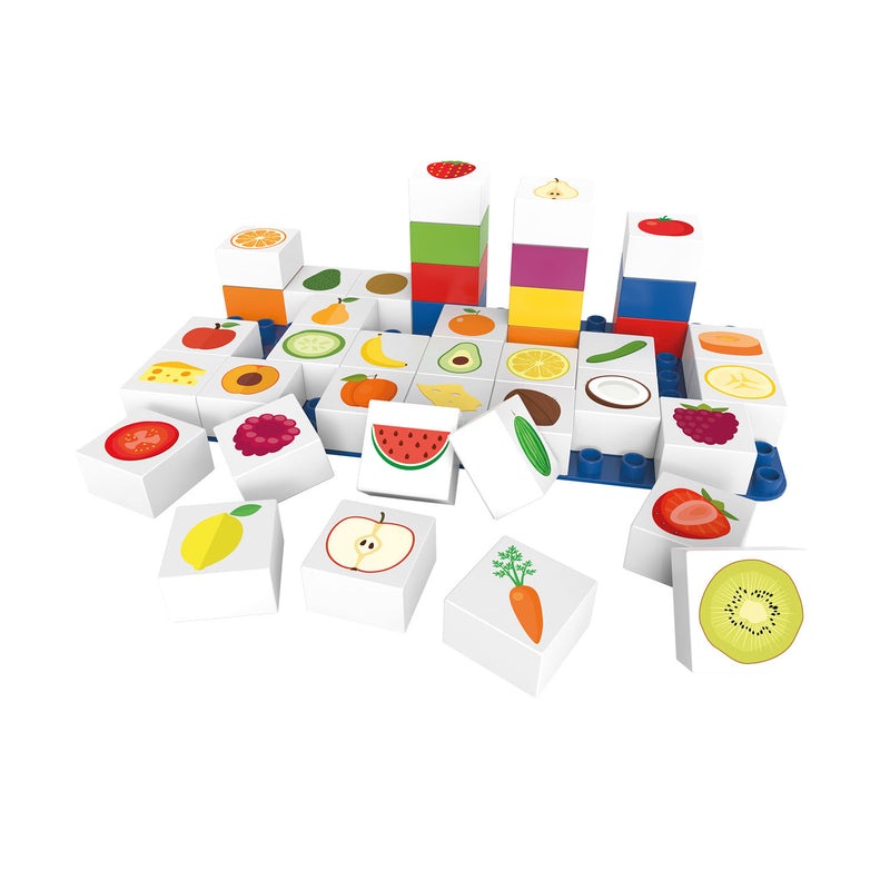 BiOBUDDi Educatie Bouwset Fruit, 42dlg.