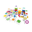 BiOBUDDi Educatie Bouwset Vormen, 42dlg.