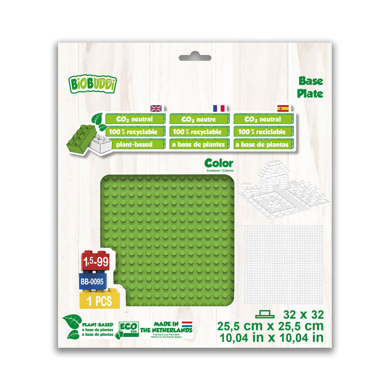 BiOBUDDi Grondplaat Rood, 32x32