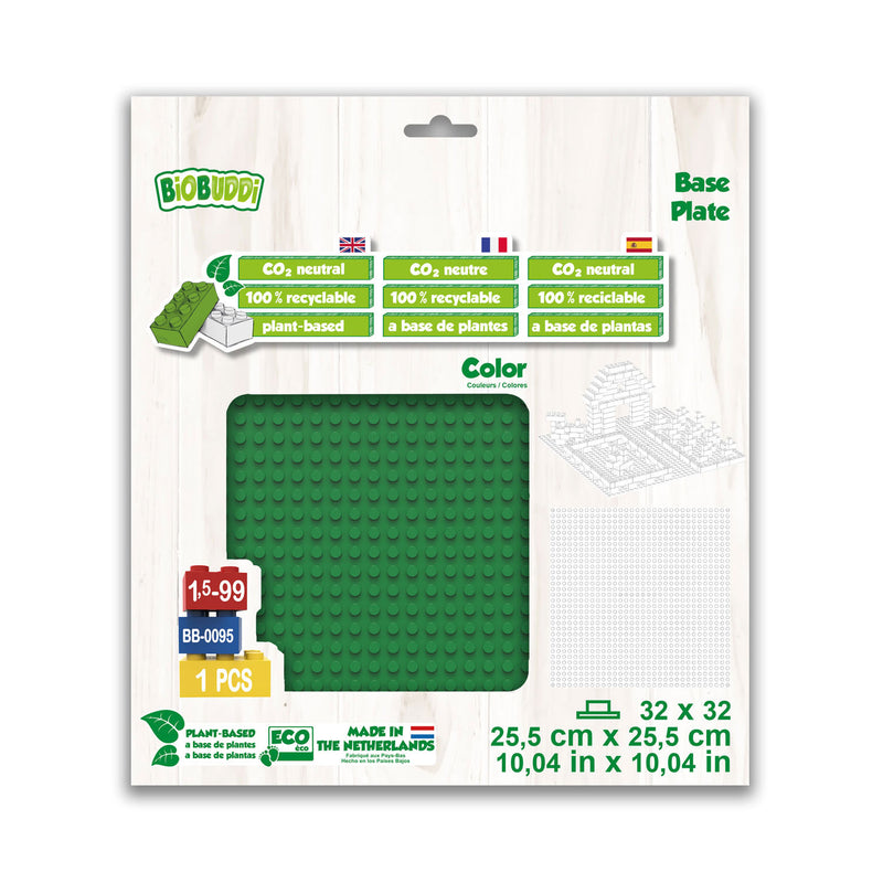 BiOBUDDi Grondplaat Donker Groen, 32x32