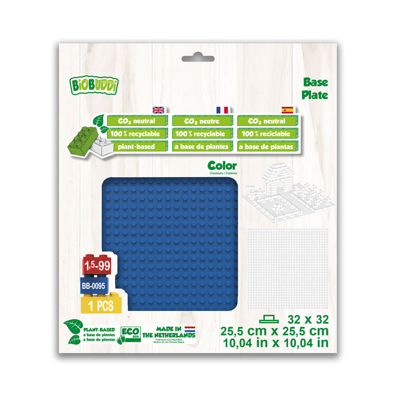 BiOBUDDi Grondplaat Blauw, 32x32