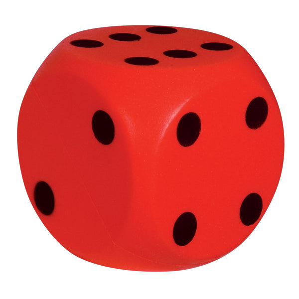 Dobbelsteen Soft Geel 16 cm