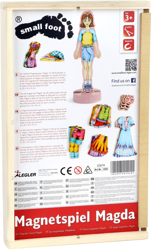 Magnetisch spel aankleedpop Magda
