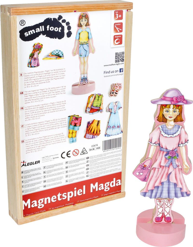 Magnetisch spel aankleedpop Magda