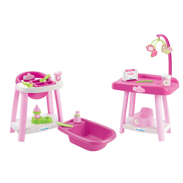 Ecoiffier Verzorgingsset, 3in1