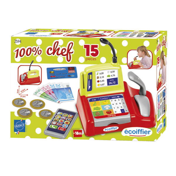Ecoiffier 100% Chef Kassa Speelset