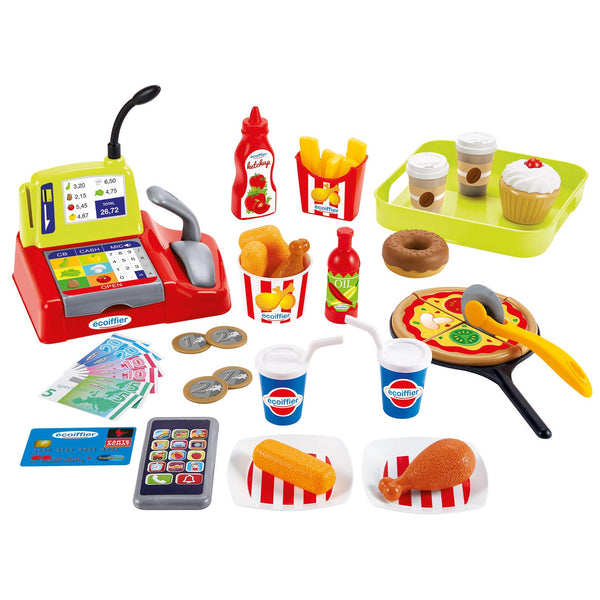 Ecoiffier 100% Chef Fast Food met Kassa