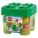 Abrick Bouwblokken Dieren in Opbergbox, 50dlg.