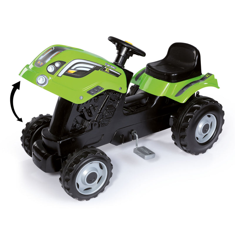 Smoby Tractor met Trailer - Groen