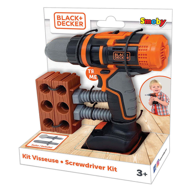 Smoby Black & Decker Boormachine met Accessoires