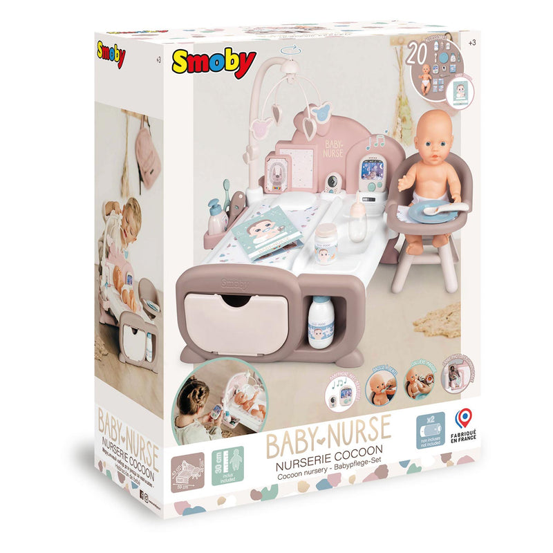 Smoby Baby Nurse Verzorgingstafel met Accessoires, 20dlg.