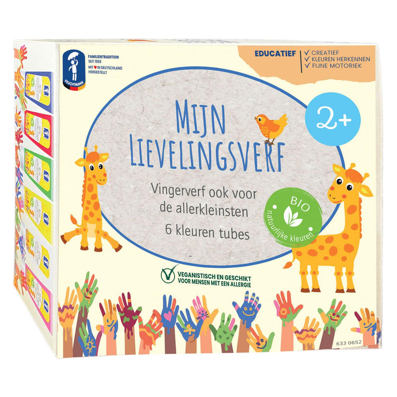 Mijn Lievelings Vingerverf, 6x75gr.