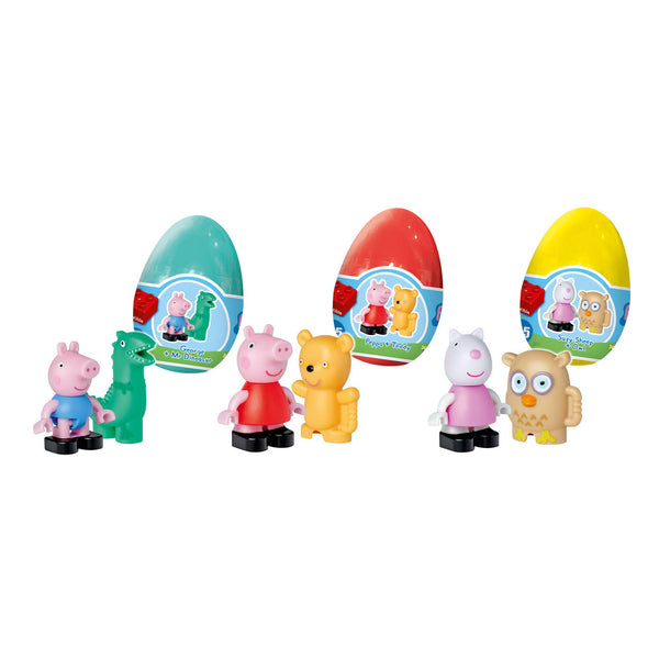 PlayBIG Bloxx Peppa Pig Funny Ei, Set van 3