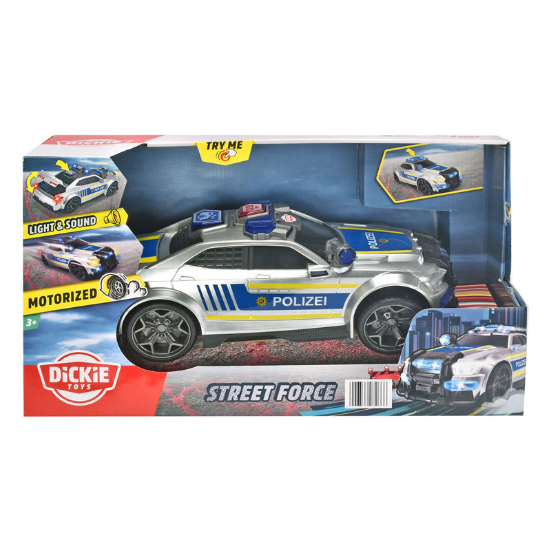 Dickie Politieauto Street Force met Licht en Geluid