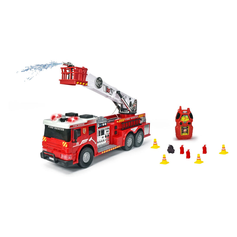 Dickie RC Brandweerwagen met Ladder en Waterspuit