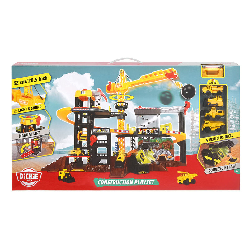 Dickie Constructie Garage met Hijskraan