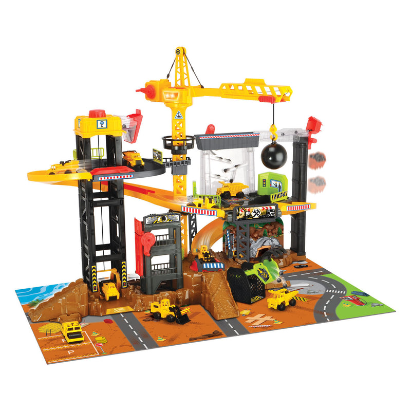 Dickie Constructie Garage met Hijskraan