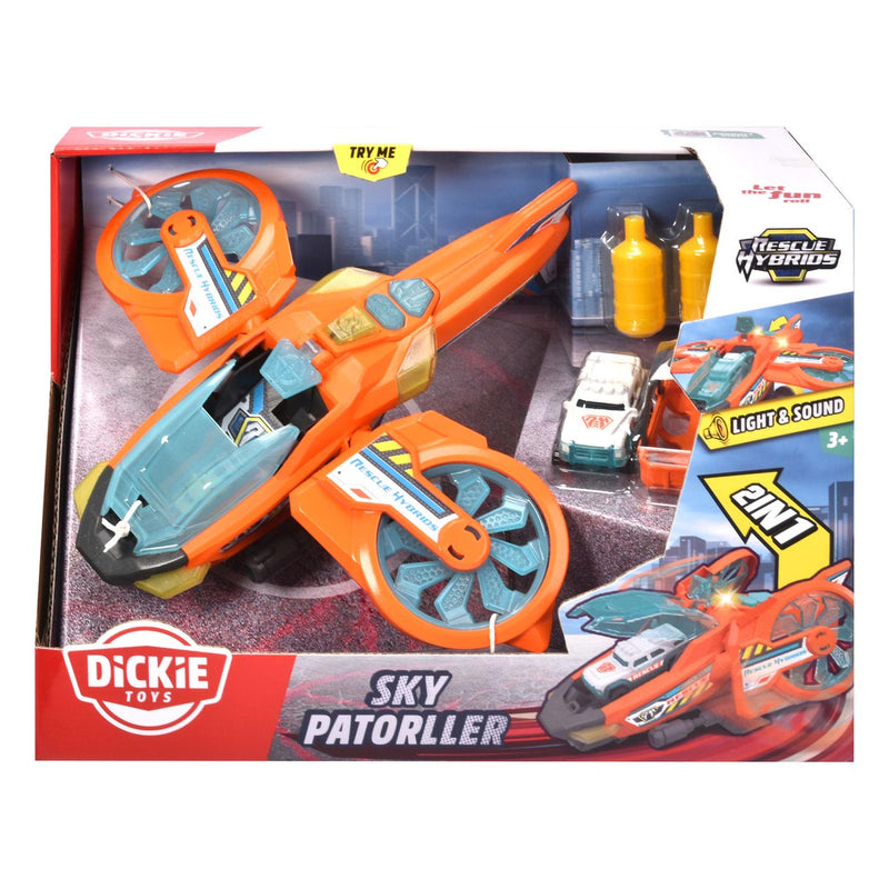 Dickie Sky Patroller Helikopter met Auto