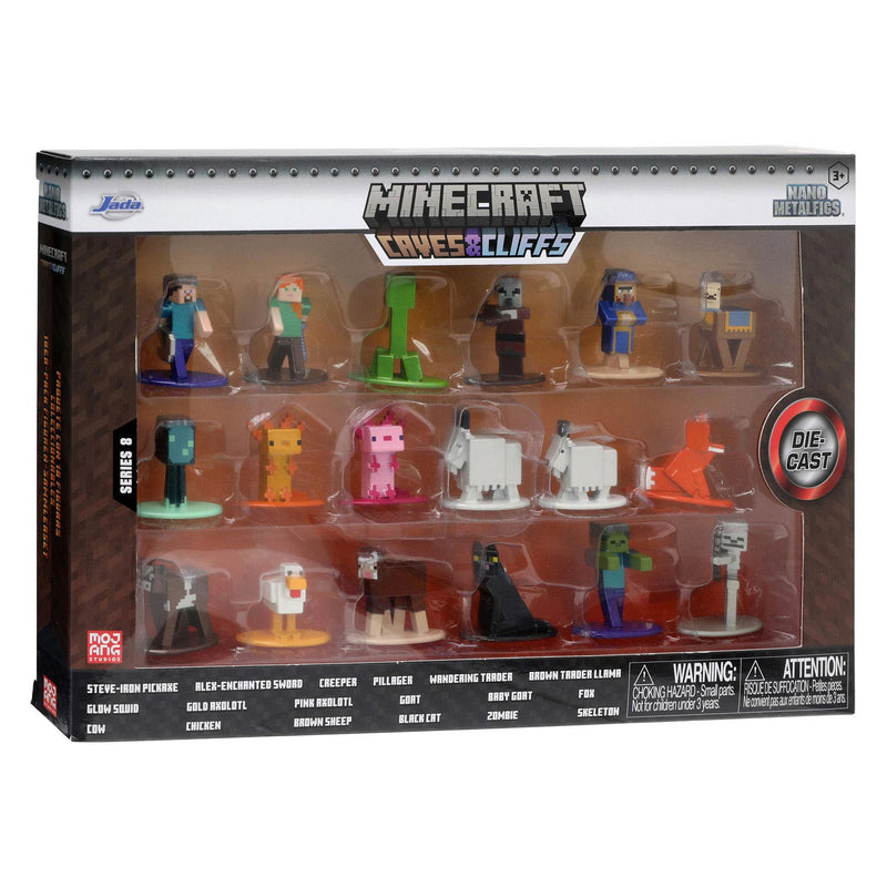Jada Die-Cast Minecraft Multi Pack Nano Actiefiguren - Wave 8