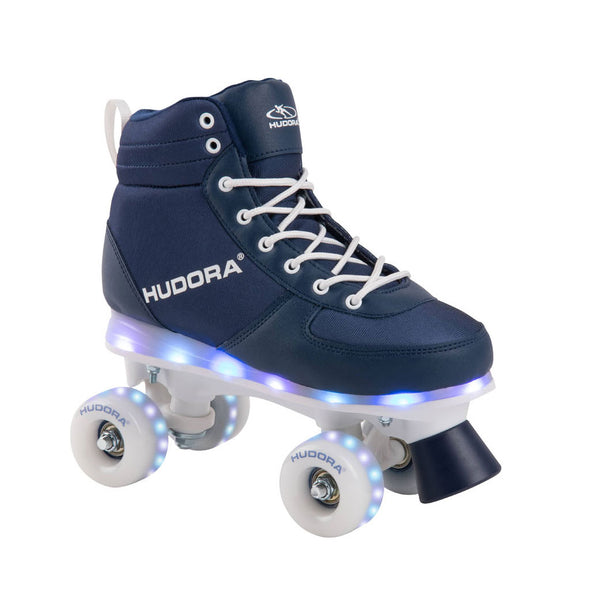 HUDORA Rolschaatsen Blauw met LED, Maat 37-38