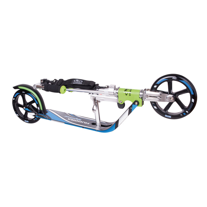 HUDORA Scooter Big Wheel Step RX205 - Groen/Blauw
