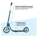 HUDORA Big Wheel Step 215 Scooter Step - Azuur Blauw