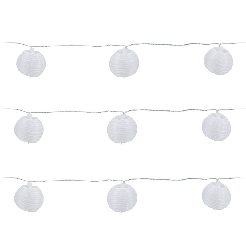 Party Lighting Waterproof LED Lampions 20 Lampjes Wit