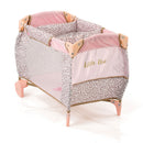 Little Diva Opvouwbare Poppenbedje 41x28x12 cm Roze/Goud
