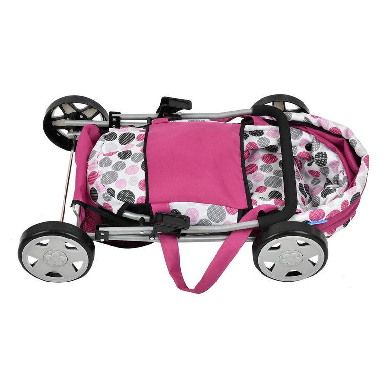 Diana Poppenwagen met Stippen