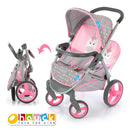 Hauck Tweeling Poppenwagen Eenhoorn