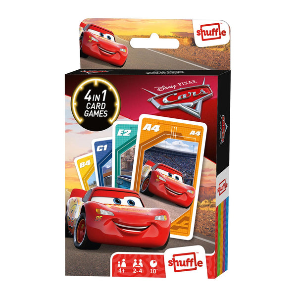 Cars 4in1 Shuffle Kaartspel