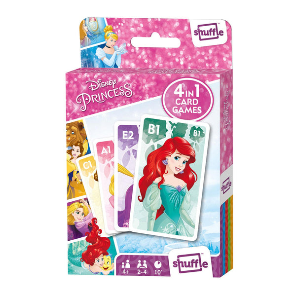 Dinsney Prinses  4in1 Shuffle Kaartspel