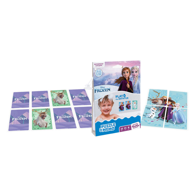 Frozen Play in the Bathtub - Puzzel en Memo