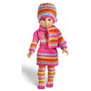 Poppen Muts en Sjaal Hearty, 35-45 cm