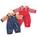 Poppen Tuinbroek met Shirt, 35-45 cm