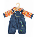 Poppen Tuinbroek met Shirt, 35-45 cm