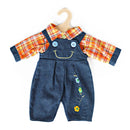 Poppen Tuinbroek met Shirt, 28-33 cm