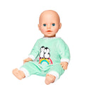 Poppen Romper Fluffy Pinguin, 28-35 cm