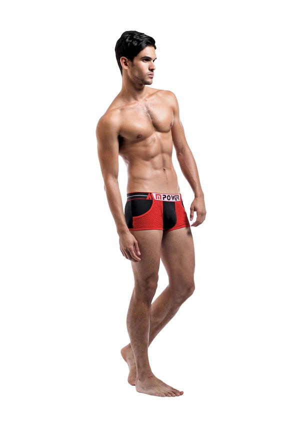 Pocket Short - Zwart en Rood